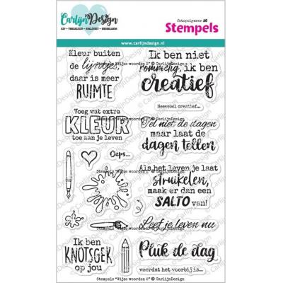 CarlijnDesign Stempel - Wijze Woorden 2 (NL)