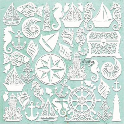 Mintay Papers Chippies Decor - Seashore Filigree