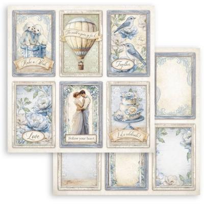 Stamperia Timeless Designpapier - 6 Cards