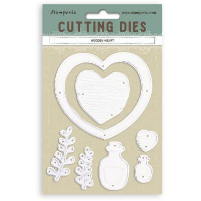 Stamperia Cutting Dies - Wooden Heart