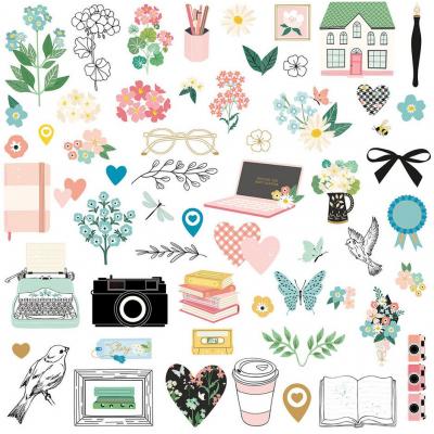 Spellbinders Paper Arts Rosie's Studio Hello It's Me! - Ephemera