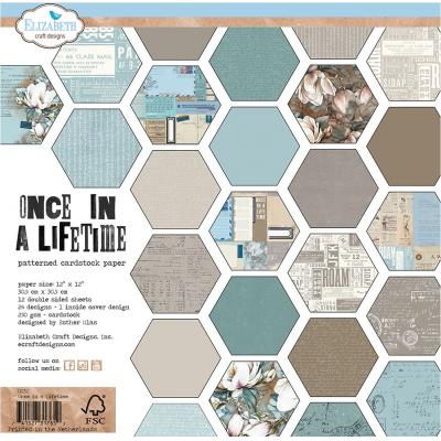 Elizabeth Craft Designs Once in a Lifetime - Patterned Cardstock Paper