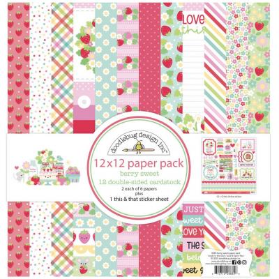 Doodlebug Design Berry Sweet - Paper Pack