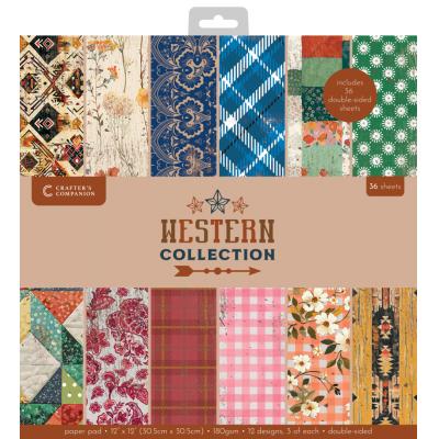 Crafter's Companion Western - Paper Pad