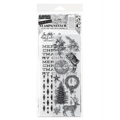 tampers Anonymous Mixed Media Tim Holtz Stempel + Schablone - Mixed Media #52