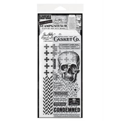 tampers Anonymous Mixed Media Tim Holtz Stempel + Schablone - Mixed Media #48