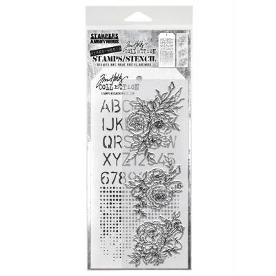 tampers Anonymous Mixed Media Tim Holtz Stempel + Schablone - Mixed Media #38