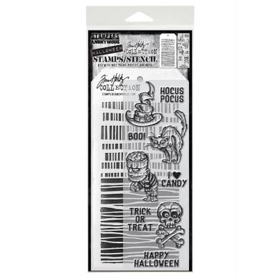 tampers Anonymous Mixed Media Tim Holtz Stempel + Schablone - Mixed Media #30