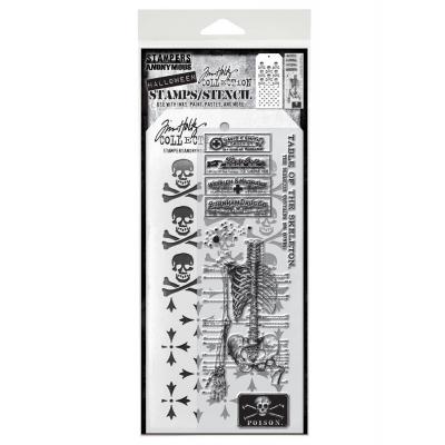 tampers Anonymous Mixed Media Tim Holtz Stempel + Schablone - Mixed Media #29