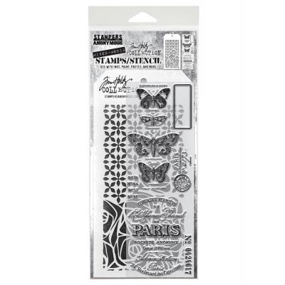 tampers Anonymous Mixed Media Tim Holtz Stempel + Schablone - Mixed Media #20
