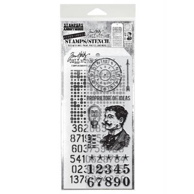 tampers Anonymous Mixed Media Tim Holtz Stempel + Schablone - Mixed Media #18