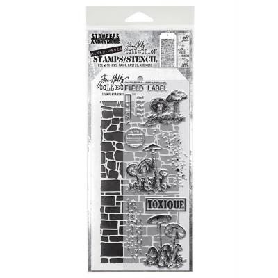 tampers Anonymous Mixed Media Tim Holtz Stempel + Schablone - Mixed Media #12