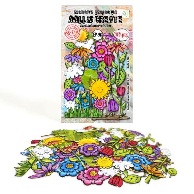 Aall and Create Wild Elements A6 Ephemera Die-Cuts - Earth & Sky