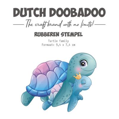 Dutch Doobadoo Sea World Stempel - Turtle Family
