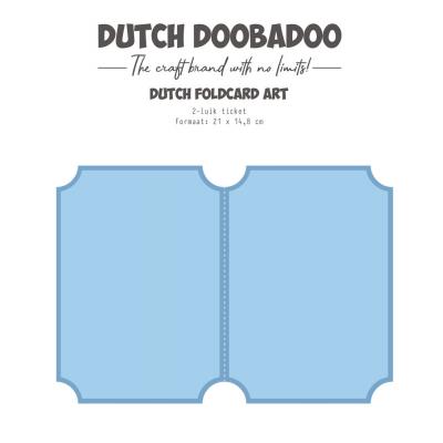 Dutch Doobadoo Fold Card Art Stencil - 2-Luik Ticket