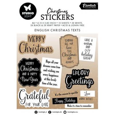 StudioLight Christmas Stickers - Christmas Texts