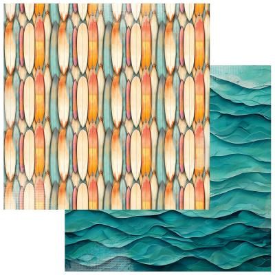 49 and Market Beach Vibes Designpapier - Surf