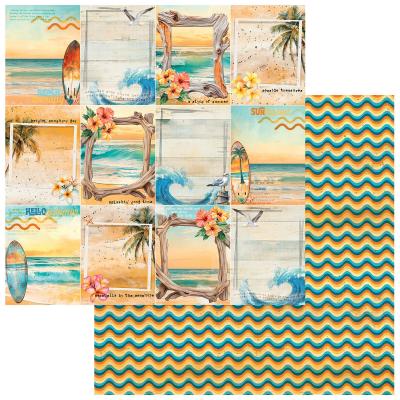 49 and Market Beach Vibes Designpapier - Driftwood