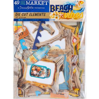 49 and Market Beach Vibes - Die Cut Elements
