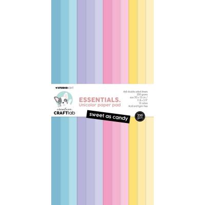 StudioLight Creative Craftlab Unicolor Paper Pad - Sweet As Candy