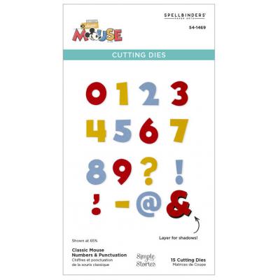 Spellbinders Paper Arts Etched Dies - Numbers & Punctuation