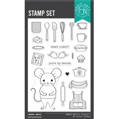 Hero Arts Retro Kitchen Stempel - What's Cookin'?