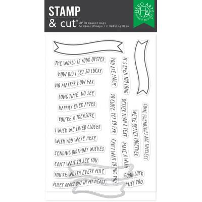 Hero Arts Summer By The Shore Stamp & Cut - Banner Days