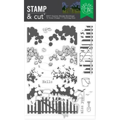 Hero Arts Seaside Blooms Stamp & Cut - Coastal Blooms