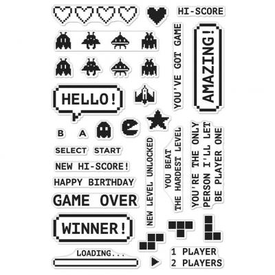 Hero Arts  Stempel - Retro Game