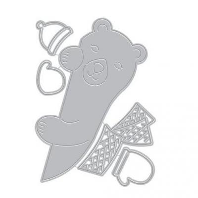 Hero Arts Fancy Dies - Peeking Winter Bear