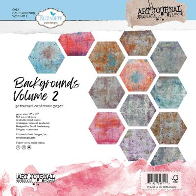 Elizabeth Craft Designs In the Garden  Patterned Cardstock Paper - Backgrounds Volume 2