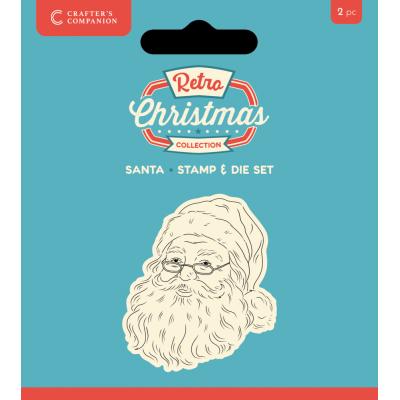 Crafter's Companion Retro Christmas - Santa
