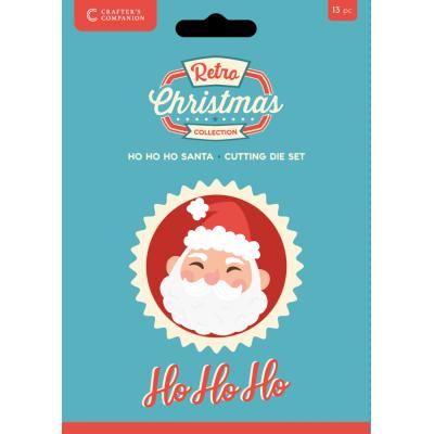 Crafter's Companion Retro Christmas - Ho Ho Ho Santa