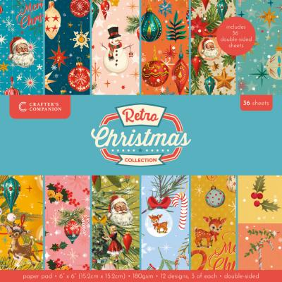 Crafter's Companion Retro Christmas - Paper Pad