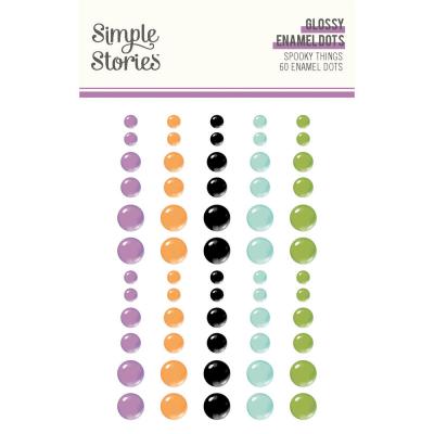 Simple Stories Spooky Things - Glossy Enamel Dots