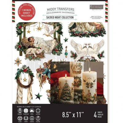 Prima Marketing Re-Design Middy Transfers - Sacred Night Collection