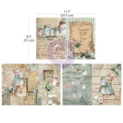 Prima Marketing The Home Baker - Decoupage Fiber Sheets