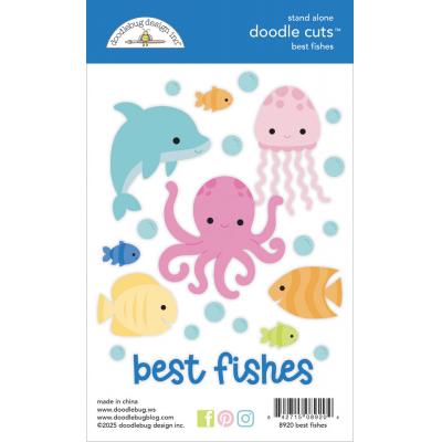 Doodlebug Design Summer Fun Cutting Dies - Best Fishes
