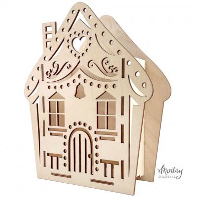 Mintay Papers Woodies Decor - Gingerbread House Box
