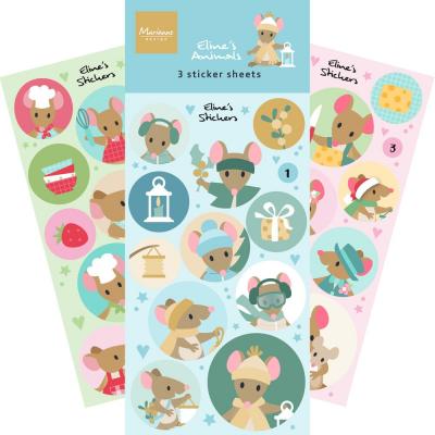 Marianne Design Decorations Stickers - Eline's Mice