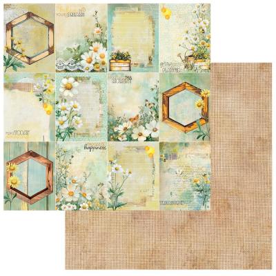 49 and Market Botanical Buzz Designpapier - Blooming