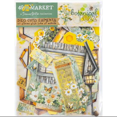 49 And Market Botanical Buzz - Die-Cuts Elements