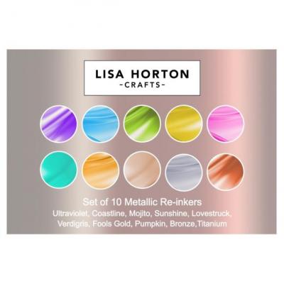 Lisa Horton Crafts Cloud 9 Metallic Reinkers - Release 1
