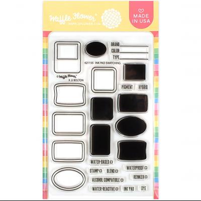 Waffle Flower Stempel - Ink Pad Swatching