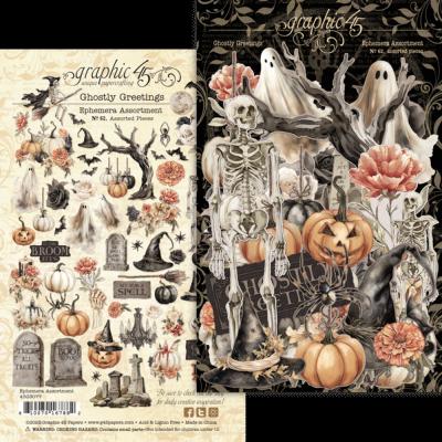 Graphic 45 Ghostly Greetings - Ephemera