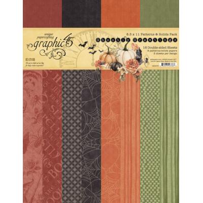 Graphic 45 Ghostly Greetings - Patterns & Solids Pack