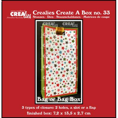 Crealies Cutting Dies - Bag Box for Gifts and Advent