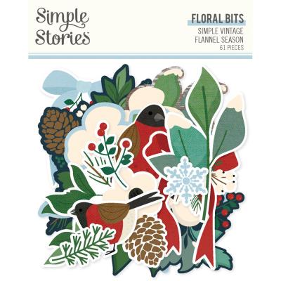 Simple Stories Simple Vintage Flannel Season - Floral Bits