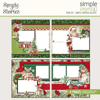 Simple Stories Simple Vintage Believe - Simple Pages Kit