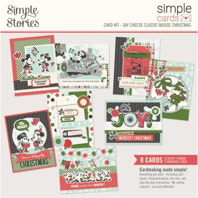 Simple Stories Say Cheese Classic Mouse Christmas - Simple Cards Kit